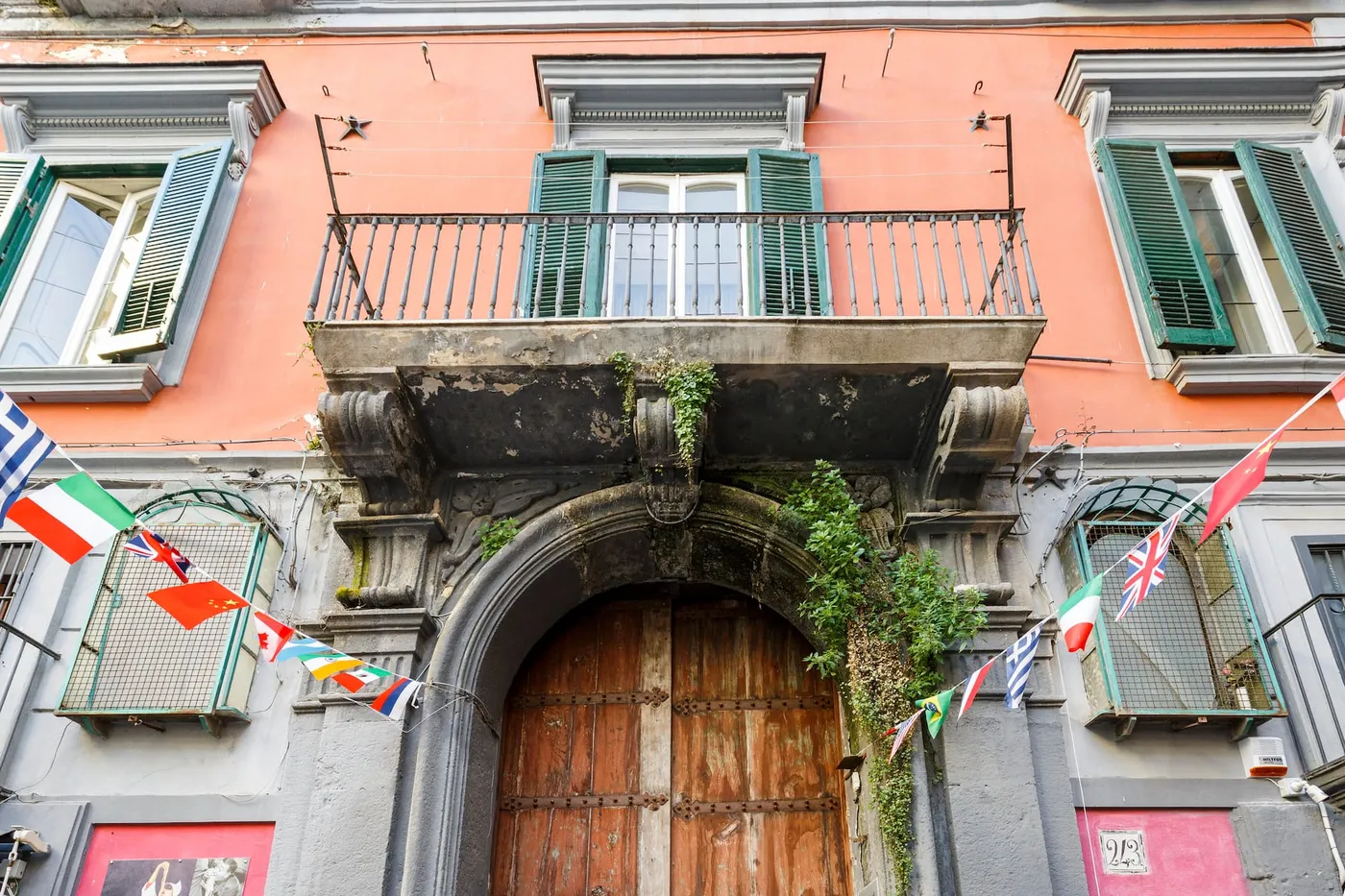 Facciata del palazzo storico