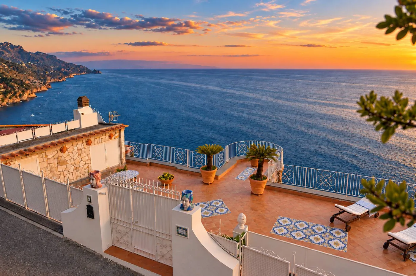 Tramonto dal roof top